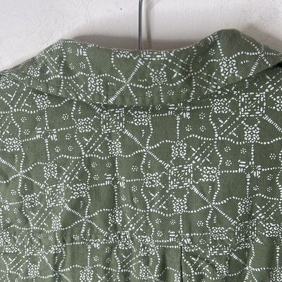 CARVE DESIGNS Sawyer Twill Shirt Olive Bandana Green Size Medium - Picture 15 of 16